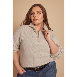 🍋3 for $20🍋 NWT FOREVER 21 Light Gray Sweater Size 1X